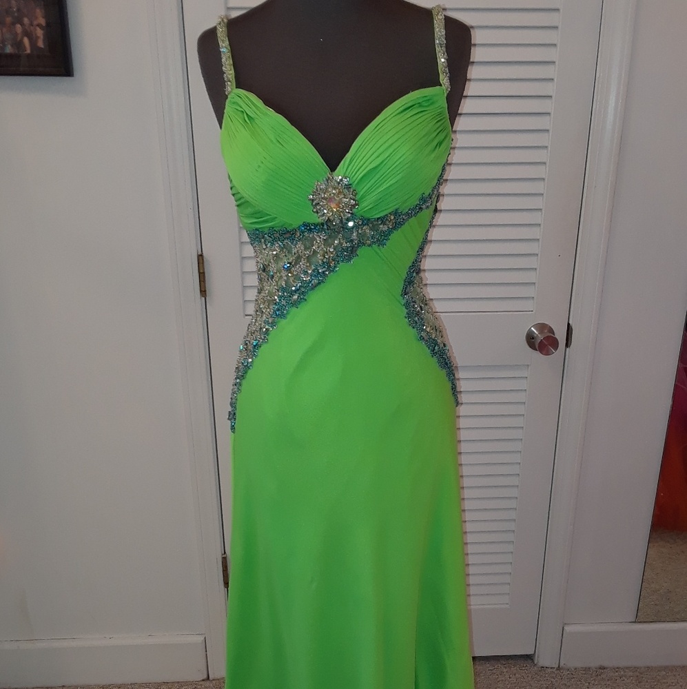 Green prom dress